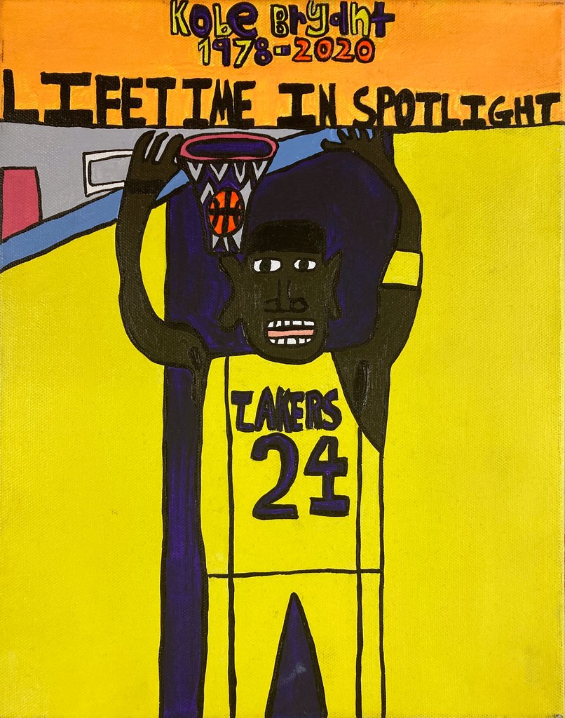 Project_Onward's tweet photo. #DavidHolt reminds us that today is the “43rd Heavenly Birthday” of Kobe https://t.co/J1cS3razvM can find more of David Holt’s heartfelt tributes on our online store. https://t.co/XDw3zwaySm https://t.co/qf6VVxQq3E