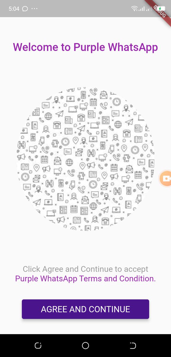 MustapahaYusuf's tweet photo. Am making a WhatsApp clone call purple WhatsApp with almost all the functionalities. Stay tunned to be among the tester's. #flutter https://t.co/RnJhyAs4Tu