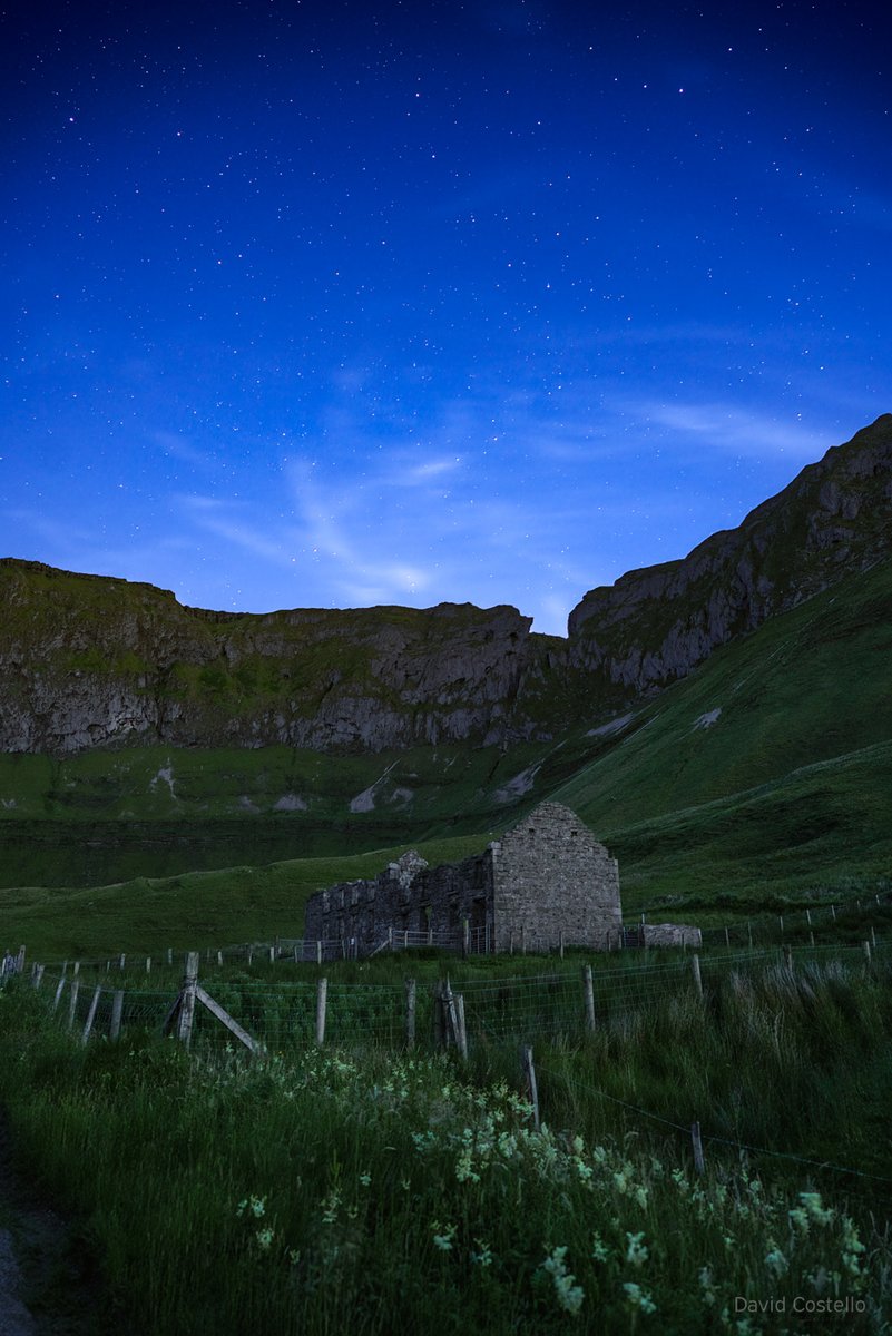 The Old School House in Gleniff Horseshoe under the first stars to appear on a summer night.

#OldSchoolHouse #Gleniff #GleniffHorseshoe #Sligo   #WildAtlanticWay #Ireland #Summer #Stars
davidcostellophotography.com