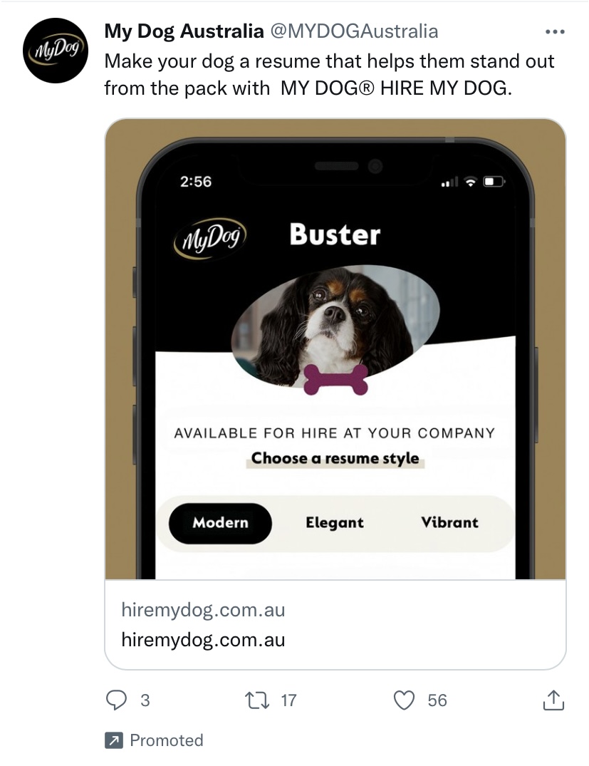 Make my dog a what now?