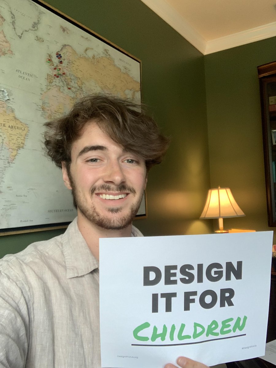 Taking a moment today to highlight the incredible stories from the youth-led #DesignItForUs campaign.

As Zach says, "For a brighter future, design digital spaces with children in mind."

Join the fight for that brighter future: DesignItForUs.org