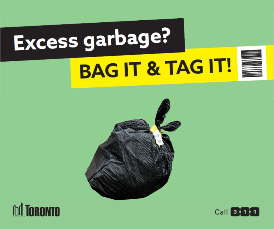 City of Toronto on Twitter "Hey Toronto, if you have excess garbage