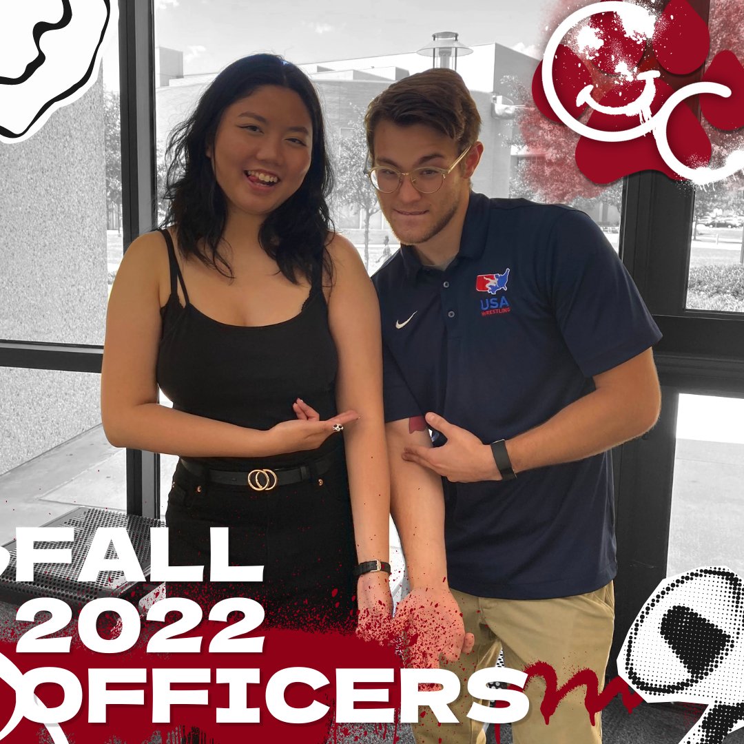 Cougar_Creative's tweet photo. And we're back! Introducing our new External Director, Nate &amp; Internal Director, Britney for the 2022-2023 year. https://t.co/wzLB3NEC8r