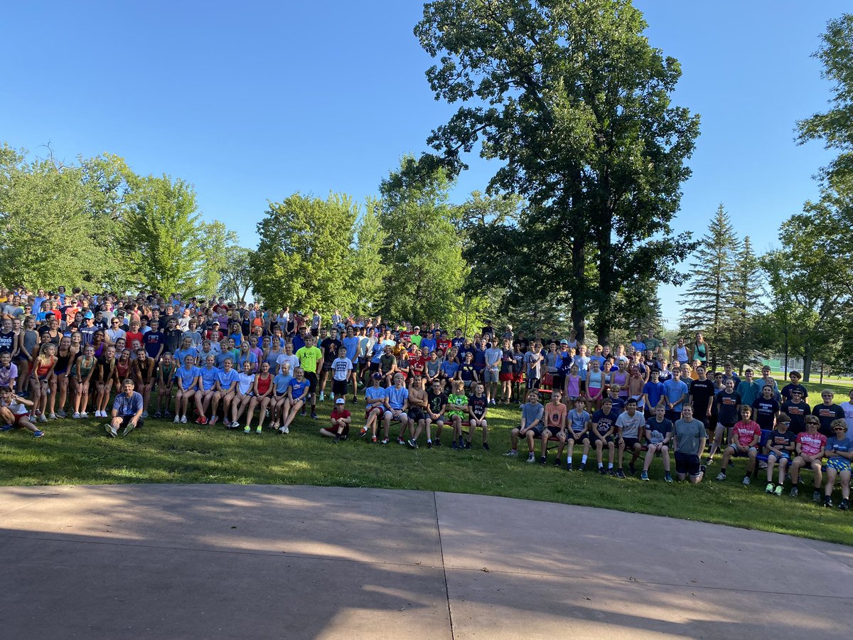 Check out all the runners who showed up today for Make the Lake!!