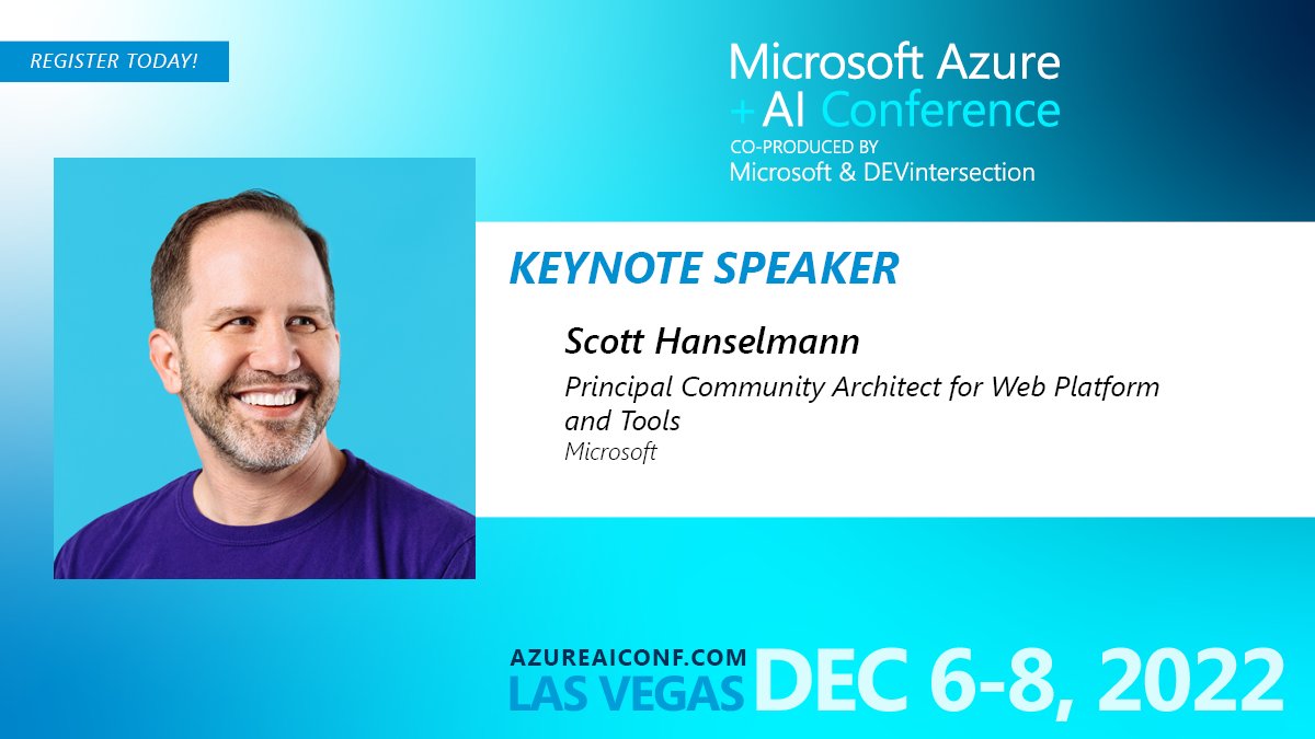 The Microsoft Azure + AI Conference (AzureAIConf) / Twitter
