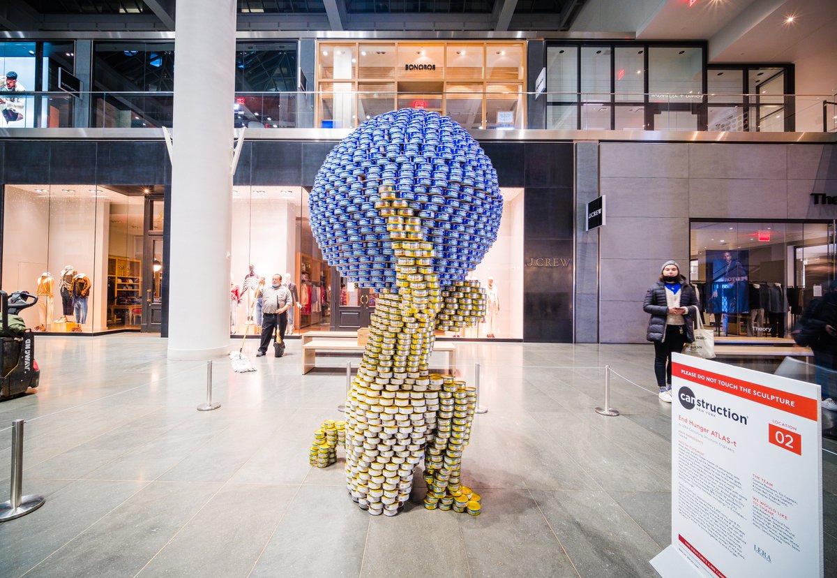 LERA_Engineers's tweet photo. LERA is proud to announce our CANstruction entry from last year (2021) End Hunger ATLAS-t, won the Structural Ingenuity Award in the International Competition!

You can see it on the CANstruction homepage at https://t.co/O6wFu5rMgC

––––––––
#LERA #canstruction #atlas #hunger https://t.co/OIqJUDol8b