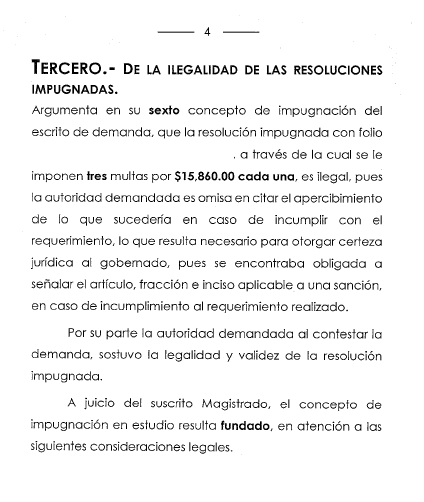 murguia_gerardo's tweet image. Nulidad por la Sala Regional Centro III; "el apercibimiento de un requerimiento de obligaciones fiscales fue emitido de manera genérica, ocasionando con ello que la sanción impuesta sea ilegal".