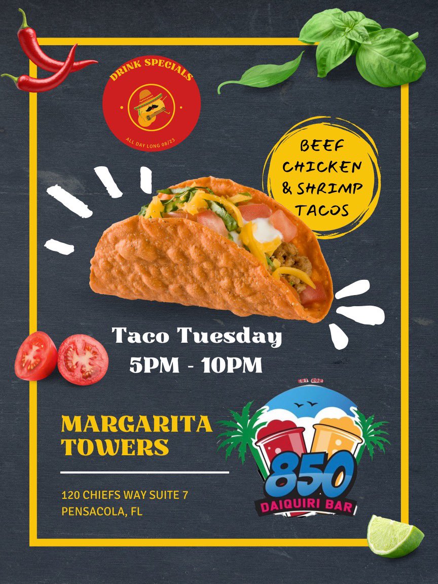 TFMBACCWOOD34's tweet photo. TACO TUESDAY ❗️❗️❗️🌮🌮🌮 https://t.co/2ulIgUAefu