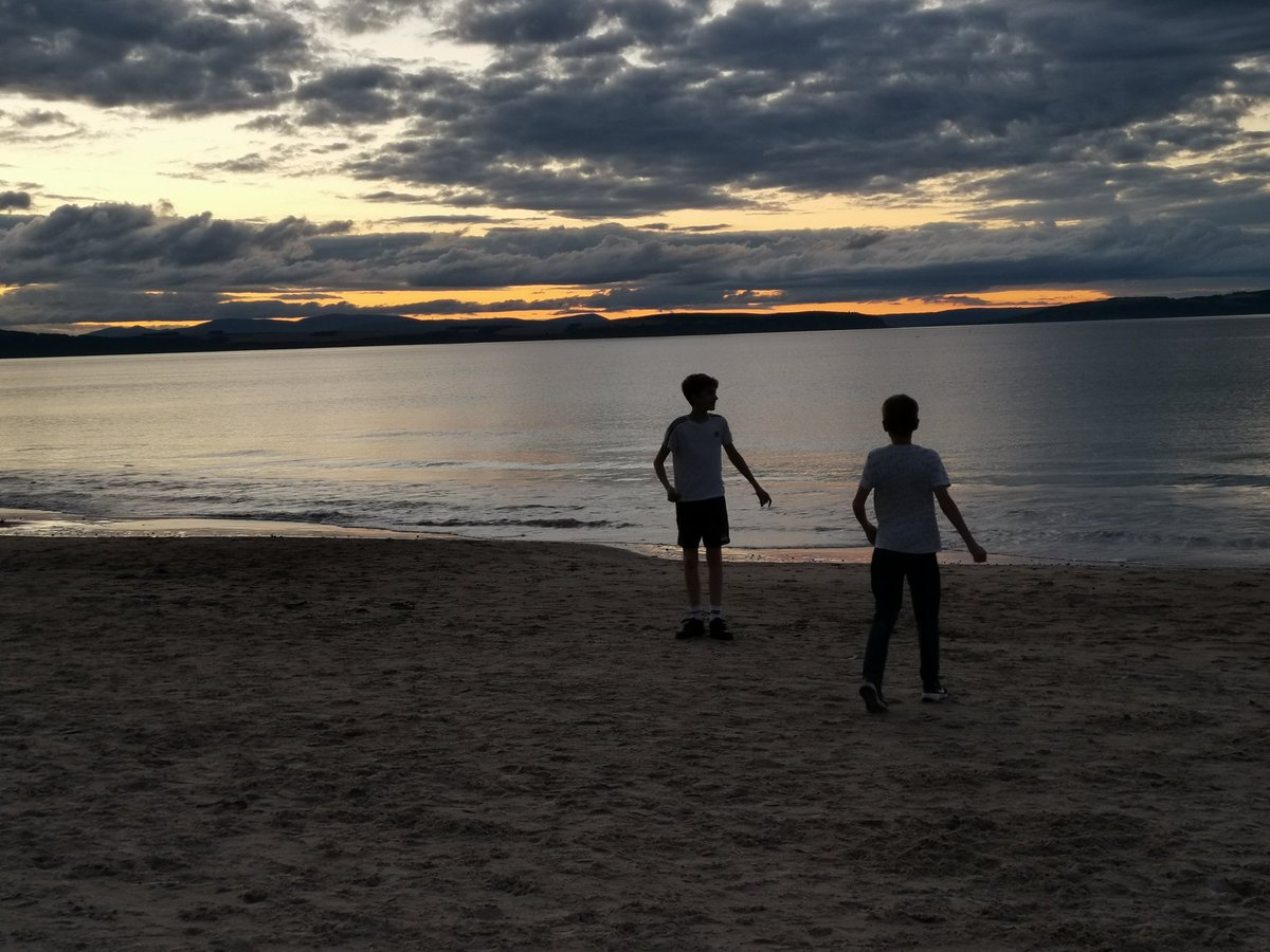 Goodnight from Nairn beach.