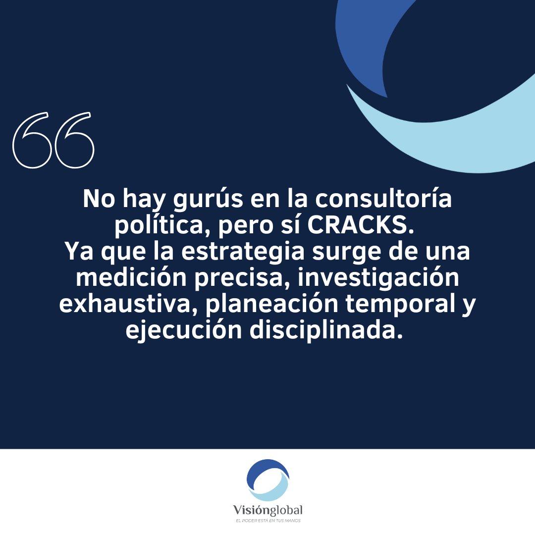 No hay gurús... solo cracks... 

#compol #estrategia #neuropolitica #marketingpolitico #estrategiadigital #emociones