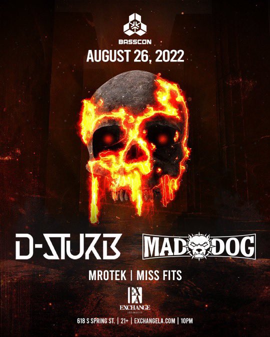 DjMISSFITS's tweet photo. Very VERY THANKFUL & excited for this โค๏ธโ๐ฅ making my main stage debut for @basscon / @exchangela โจ hope youโre ready for some HARDCORE ๐๐ฃ
#basscon #missfits #maddog #dsturb #mrotek #aoh https://t.co/4zN6Y4BaBg