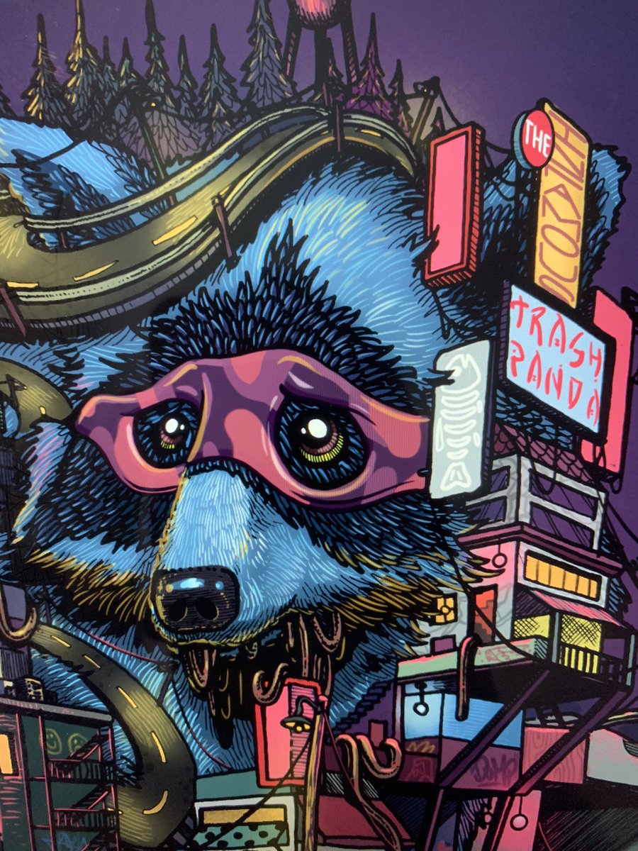 jaredwrightart's tweet photo. Almost done with the Infamous Trash panda! 💜🗑🐼

Hopefully this will help when I apply again to @SuperRare 💎

Wish me luck! 🤞💜 https://t.co/OXbR2e7IgH