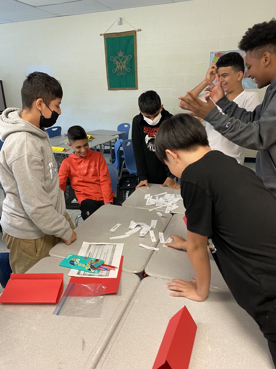 MsHSabol's tweet photo. Nothing like a little class competition to shake things up! Students raced to sort terms into “#Civics” and “Not Civics” categories as we started the year off by discussing what #8thgrade Social Studies is going to be all about #FirstDayFairfax https://t.co/iUqoYdLIp4