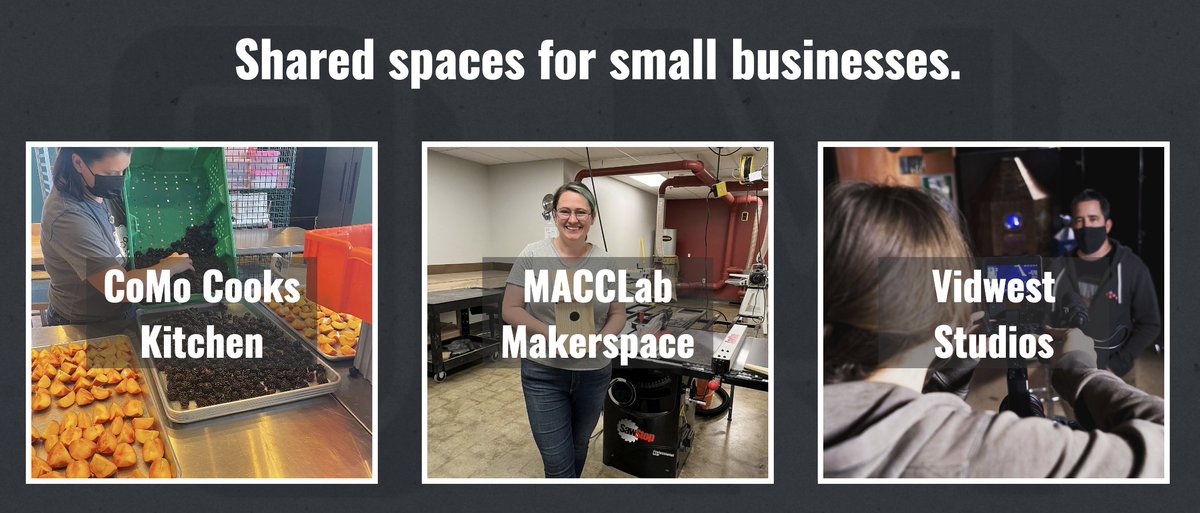 Contemplating a start-up? Looking to move your business out of the spare bedroom? A student looking for equipment and space to create? Then check out the affordable, accessible, and welcoming shared spaces on The Loop! Visit cre8como.com/shared-spaces/. #cre8como #thingsaremadehere