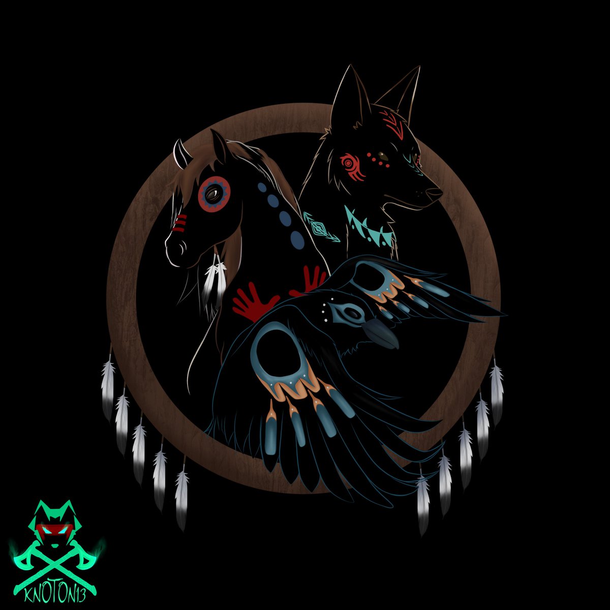 ake_cheta's tweet photo. @ISANANIKA @Tonya_Song @TY_PESH @c_rberus @RoaminBison @Mad_Makwa @ManedWolfRigby @CoastalClaws @LindseyVi__ @WildThingRhia @RedHawkRilo @saint_fanta @EverDeadlyArt @ThePyrateCove @ntvghoul Wow thank you so much for doing this! ❤️ https://t.co/5l9lSSjDZs