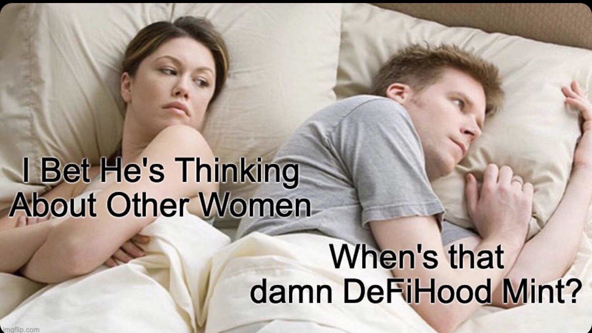 DefiHoodDAO's tweet image. Join our discord! Don’t miss out 👁 discord.gg/AYcKmpzT #HoodHood #MintingSoon 🦋✨