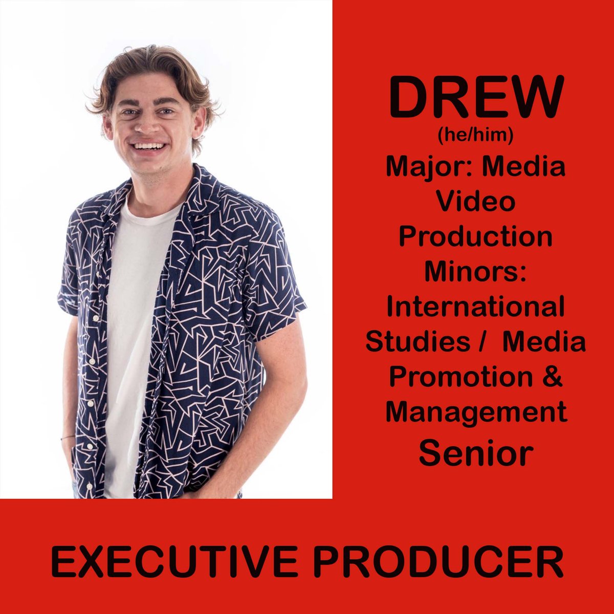 ReelDealBSU's tweet photo. next up on our list is drew !! his favorite memory was filming our goodbye episode last spring. https://t.co/ikHoJ7L5yg