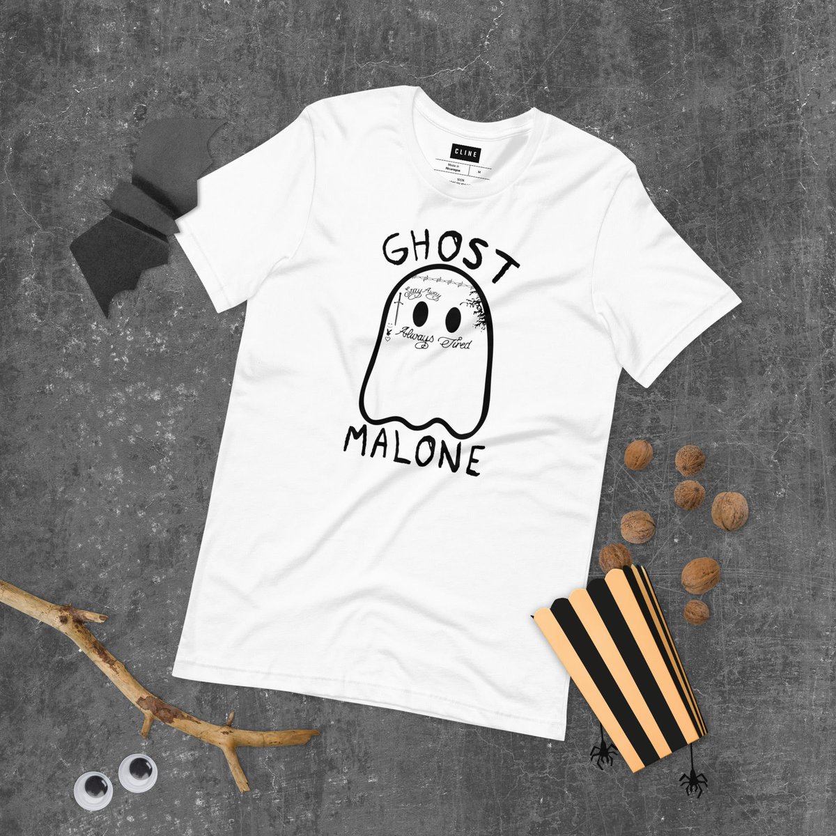 clineclothing's tweet photo. NEW ARRIVAL! #ghostmalone 

Shop our latest fall and Halloween arrivals by clicking the link in the bio 👻🍁🎃 https://t.co/Cr1vrUf8Zs