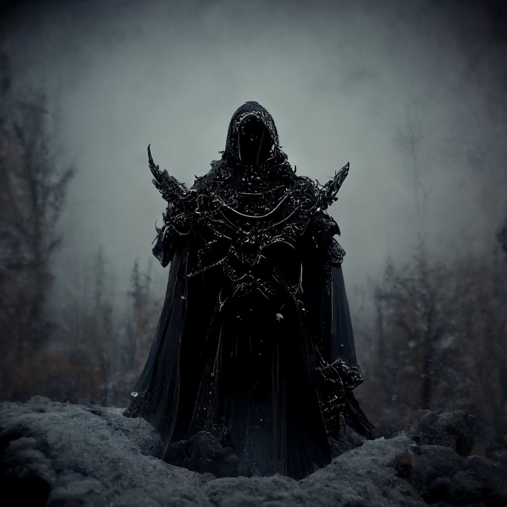 /imagine Death knight, dark, sinister, 4k, unreal engine,...