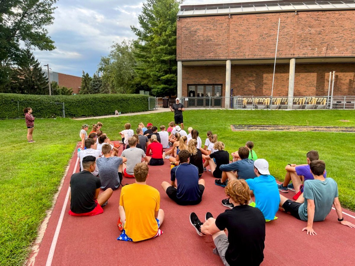 My favorite running day of the year. Got to hang out with the Gustie Cross Country squads today and run a mile with the men! These old legs barely kept up at their warm-up pace, but it was a joy to share the road with these incredible student-athletes. #whygustavus #GoGusties