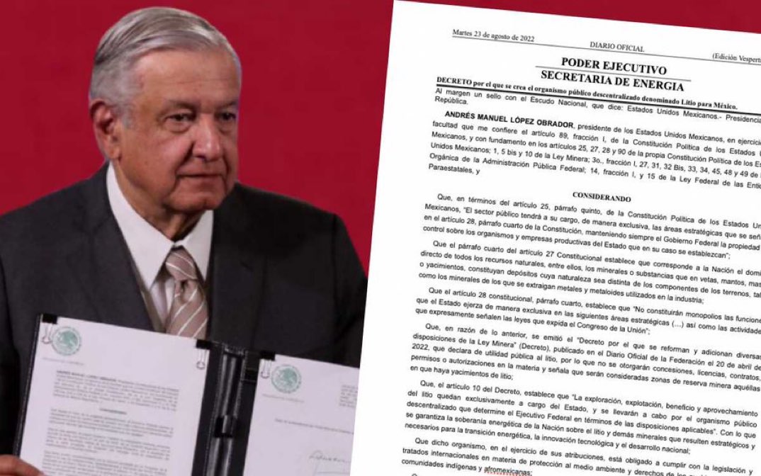 d4vdme's tweet photo. #amlitio o #litiomx AMLO crea por decreto la paraestatal LitioMx, Litio para México
https://t.co/hc4V4XCWZt https://t.co/UHhItknysJ