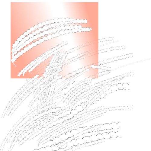 漫画製作はmdiapp+SEなので欲しいブラシは自分で作る!
簡単に作れるのはわかったのでちゃんとロープの画像を見て調べたり、レース模様とかも自分で作ろう!
時短って考えると萎えるんだけどクオリティアップと考えれば楽しくなる。 