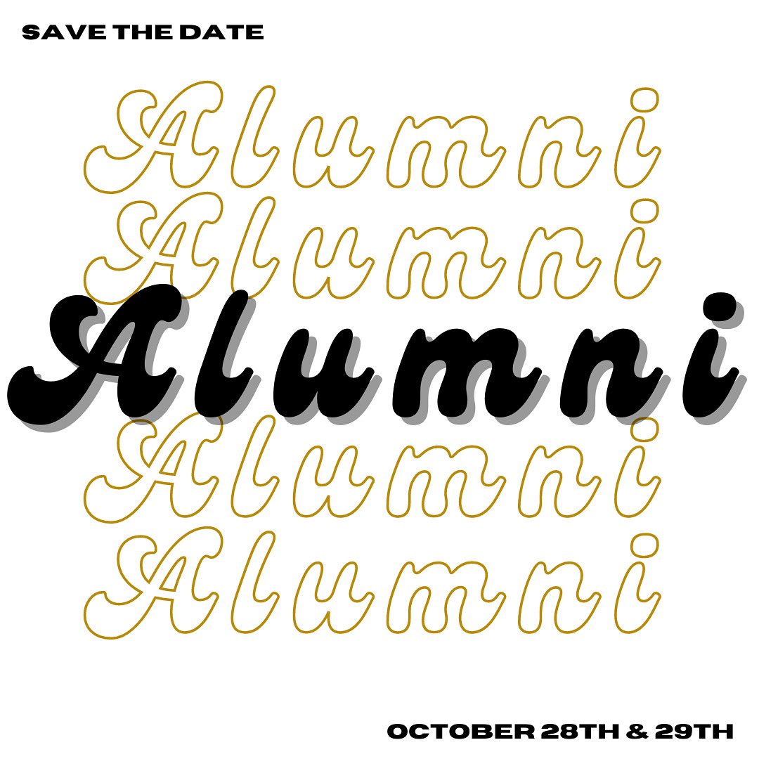 EState_Softball's tweet photo. ⭐️SAVE THE DATE⭐️

A whole weekend to celebrate the ones who came before. 🖤💛🤍 
Plus, we all wanna know…

Do our alumni have what it takes to beat Team 50 in a Past Hornets vs Present Hornets scrimmage?? 🤨 

More details about the weekend coming soon… https://t.co/M7C5NtenmW