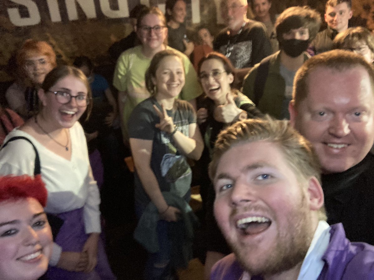 SockfaceSimpson's tweet photo. Day 20!

Had fun as ever on the One-Liner show and then had another incredible (99%) sold out showing of “(a)sexy and I know it”!

Also got a 4 star review from @edfringe_review and finally got a selfie with a comedy idol! Great times all round!

21 down! 5 to go! #asexy https://t.co/degCXNnwSI