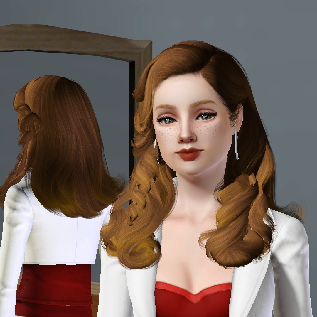 SimRaven's tweet image. Look at the beautiful cc hair I found for TS3! I'm in loveee!! You guys have any recommendations for Sims 3 CC?