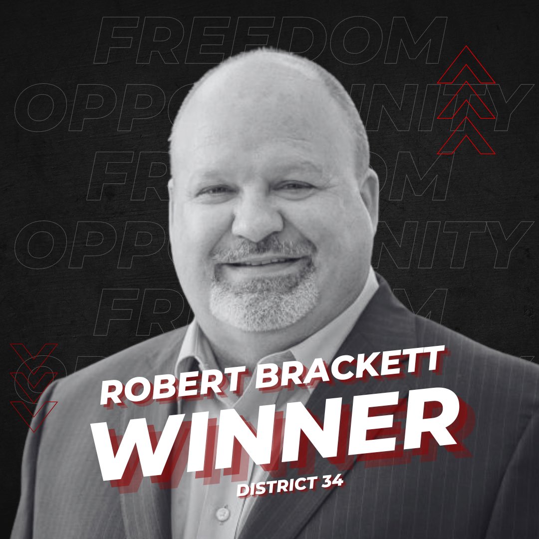 FLMajority's tweet photo. Congratulation to Robert Brackett on your primary election night victory! #FreedomFirewall https://t.co/lilaKN1IGX