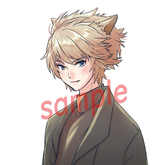 男性モデルのVtuberキャラデザ#イラスト 