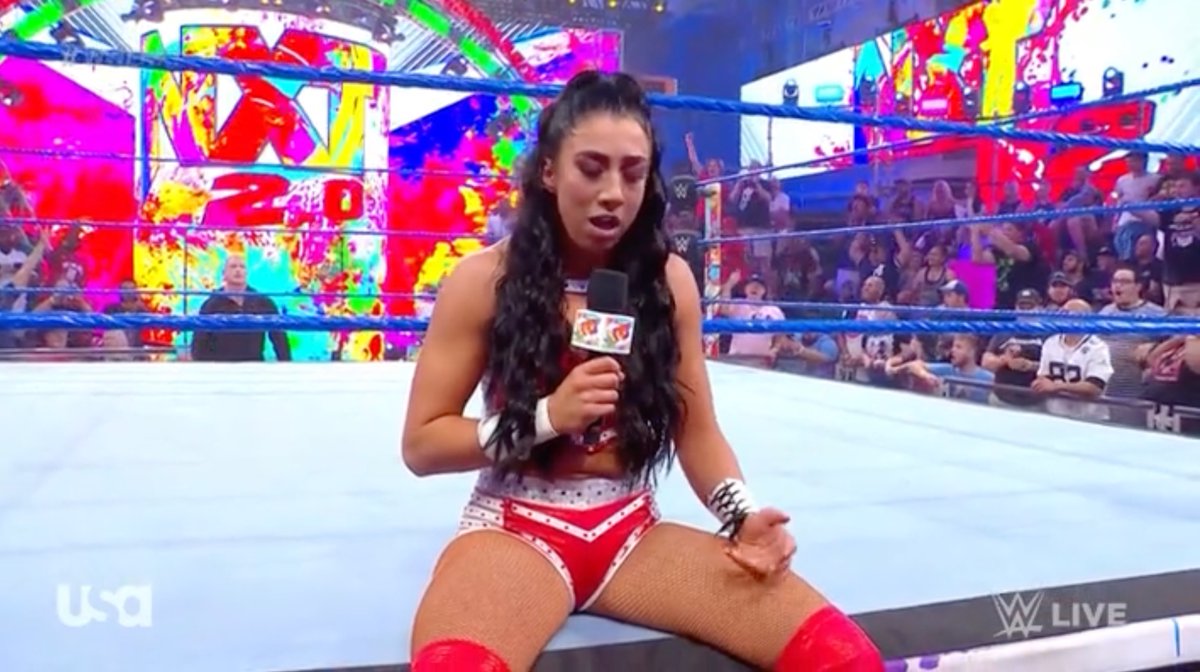 WWEAustralia's tweet photo. True love does exist #InDex!!! 🤍
@indi_hartwell #WWENXT https://t.co/p6i6EyoSXb