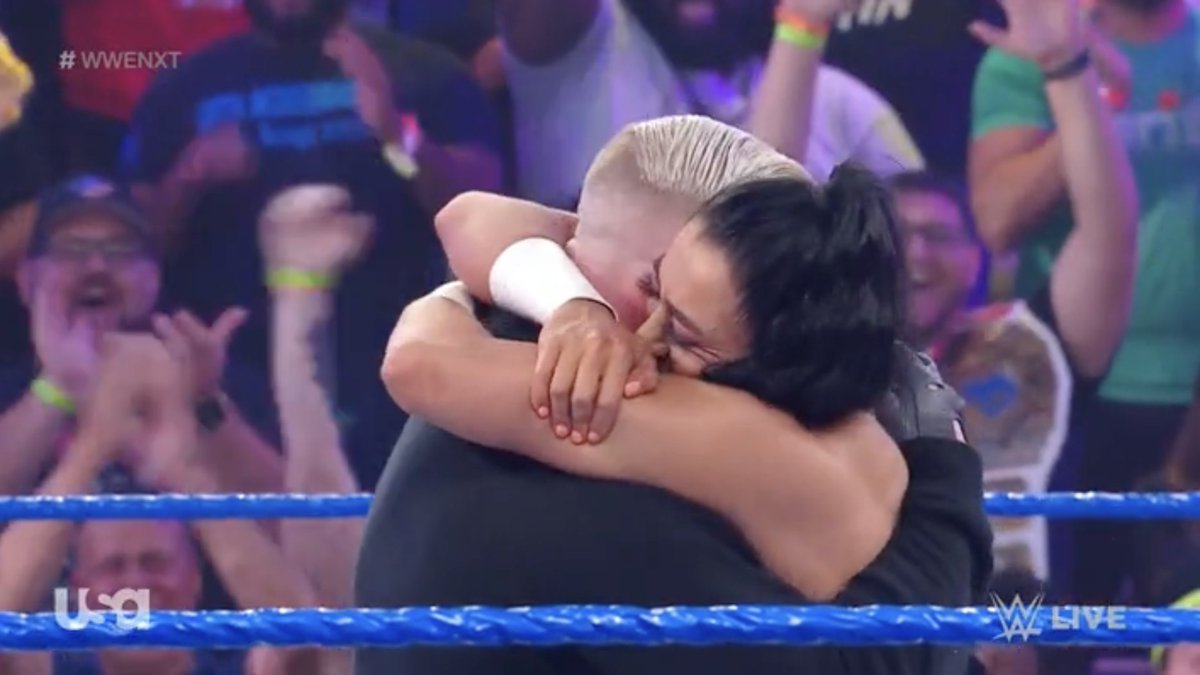 WWEAustralia's tweet photo. True love does exist #InDex!!! 🤍
@indi_hartwell #WWENXT https://t.co/p6i6EyoSXb