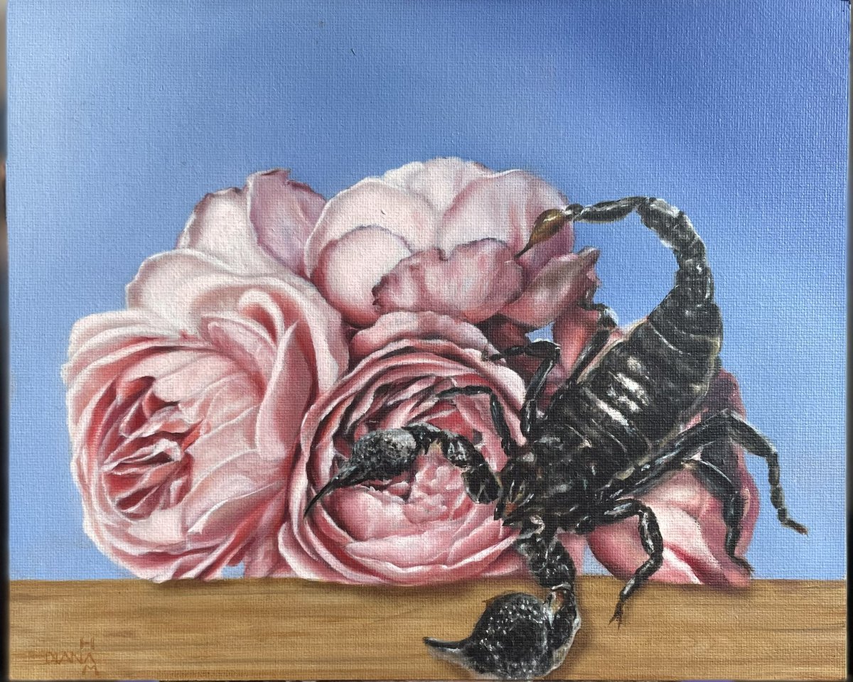 AtelierHam's tweet photo. #oilpainting #fineart #flower #Scorpio #womanartist https://t.co/3iirHRcEv5