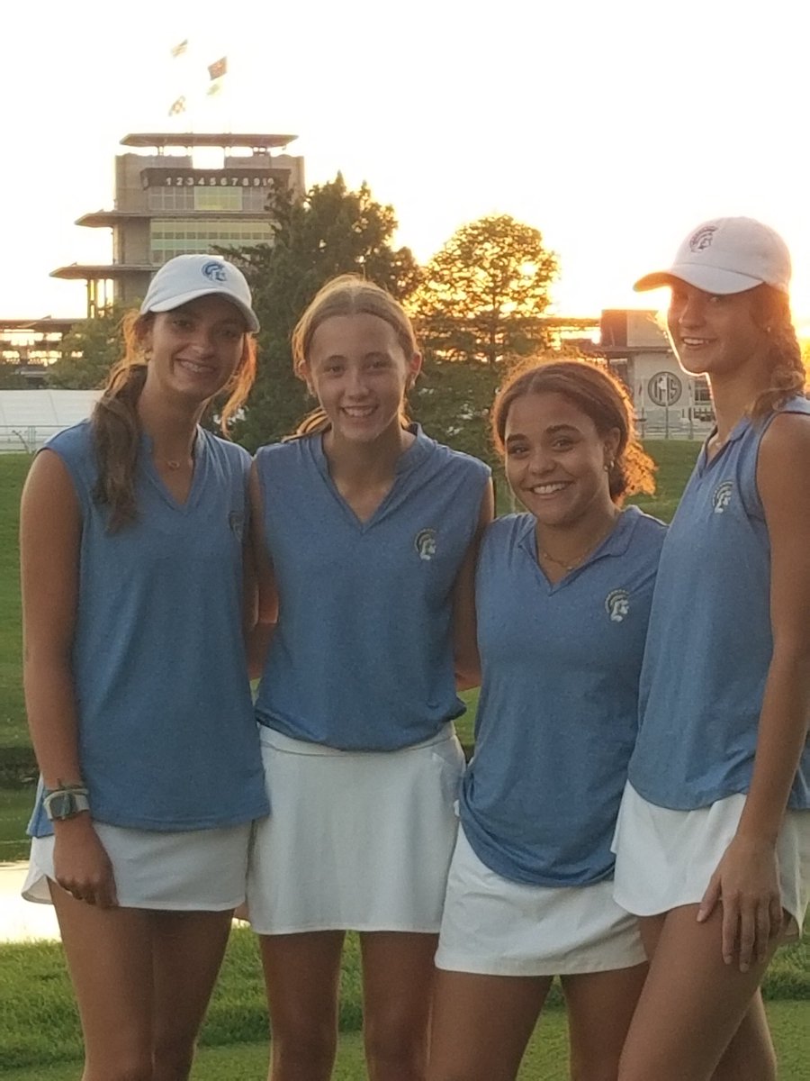 chatardgolf's tweet photo. Victory at the Brickyard tonight.   The Lady Trojans win over Southport and Speedway.  We had a great time playing a beautiful course.   Thanks Speedway for hosting us!!! https://t.co/aUKZQ2NayH