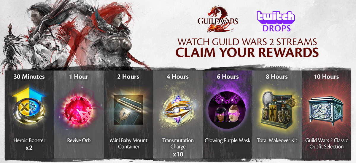 AyinMaiden's tweet photo. TWITCH DROPS for #GuildWars2 is now enabled!
🔴 https://t.co/pXxxa4e6U4

3x400💎 #Giveaway 
☑️ Follow &amp; RT
☑️ Share screenshot of u &amp; the twitch drop (mini, mask or outfit)
☑️ By 31 Aug

Sponsored by @ArenaNet https://t.co/ZeX5474bHT