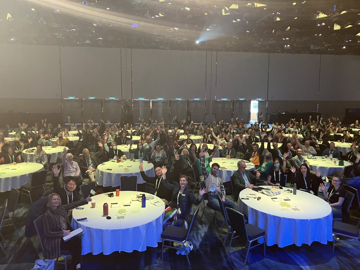 doughumann's tweet photo. @CostasGarden is MC for the @LandcareAust #nationallandcareconference we’ve just launched. 500 in the room. 600+ online. Here with Victor  @V_Steffensen https://t.co/csk6T2jIGE