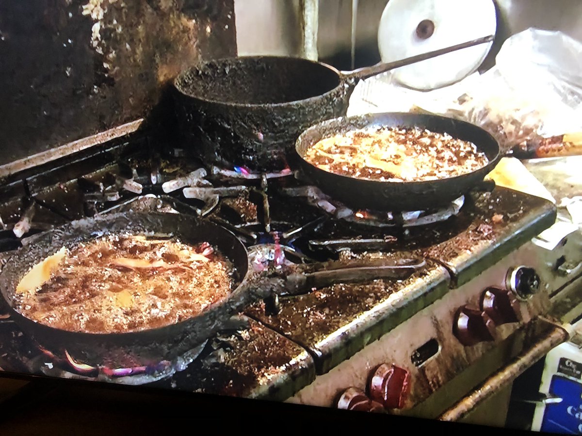 Mantis_Acapulco's tweet photo. @AdamRichman Dude, I just watched this old Man vs Food show of you in Honolulu.  We’re you ok after this? #cleanyokitchen https://t.co/txouTH3Hrd