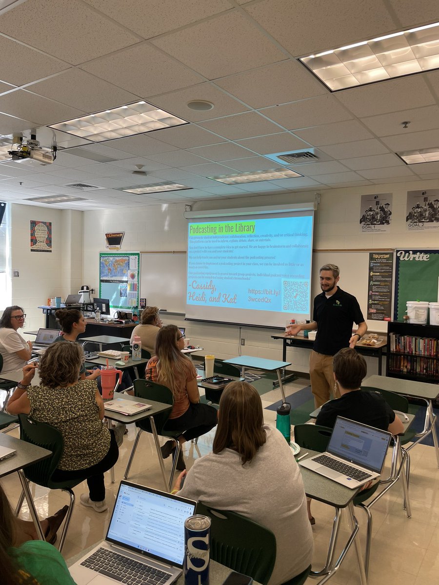 JPhillips_CCPS's tweet photo. CHHS Deeper Learning series. Love showcasing our teachers to…our teachers! Let’s go 22-23! #GoCavs @cloverhillhs @e_pioch @MickeyFutrell @ccpsinfo https://t.co/qh7HbvTkY8