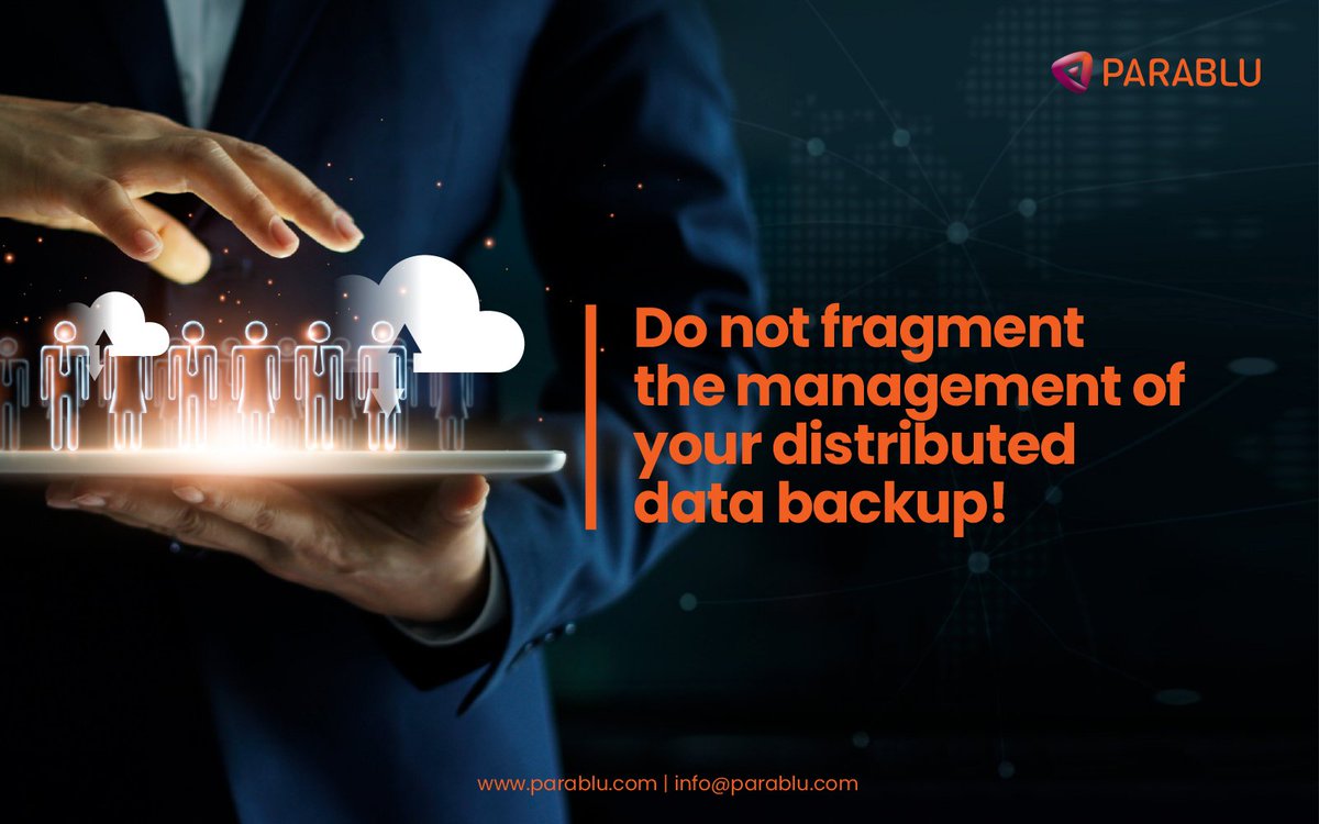 ParabluInc's tweet photo. Utilize Parabluโs single, #centralizedmanagement console for #datamanagement operations across all your users and devices - https://t.co/XblHXx7wCv https://t.co/d2b5inyrqu