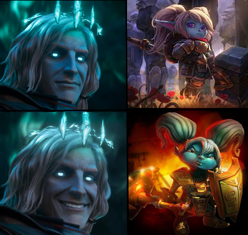 NyusenX's tweet photo. #Viego #MEMES #LeagueOfLegends https://t.co/YVYEy9oLe8
