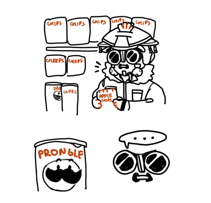 people liked this so ill repost it here for safekeeping

the pringle man

#fusehound 