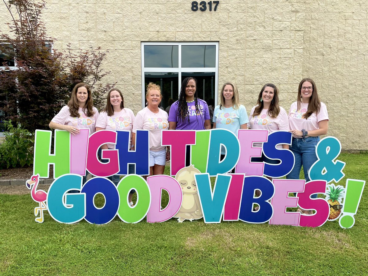 Second grade is ready for high tides and good vibes! 🤙🏼🌊<a href="/BryanRoadES/">Bryan Road Elementary School</a>