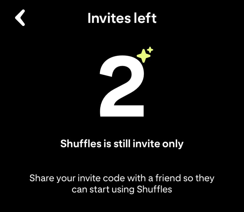 Abigail52044818's tweet photo. i have 2 invites left!! dm me sumthing funny for the code lol😛😛 #shufflescode #shufflecodes #shuffle #shufflesinvitecode #shuffleinvitecode #shufflecodepinterest https://t.co/4YsNi3u2Vn