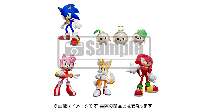 Here's a look at the Japanese "DX set" for #SonicFrontiers. Postcards, stickers, y'know.   #SonicNews 