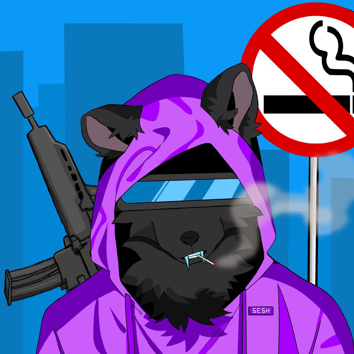 0xsesh's tweet photo. My new pfp by @DirizzH https://t.co/BVk7PAwZOR