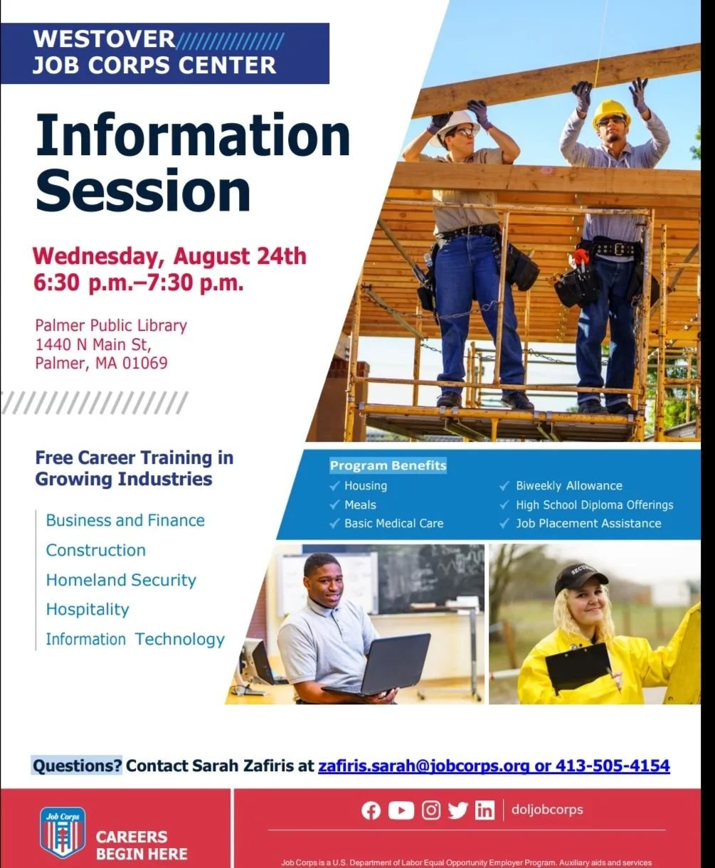 Palmer Public Library on Twitter "Tomorrow night, stop by for our Job