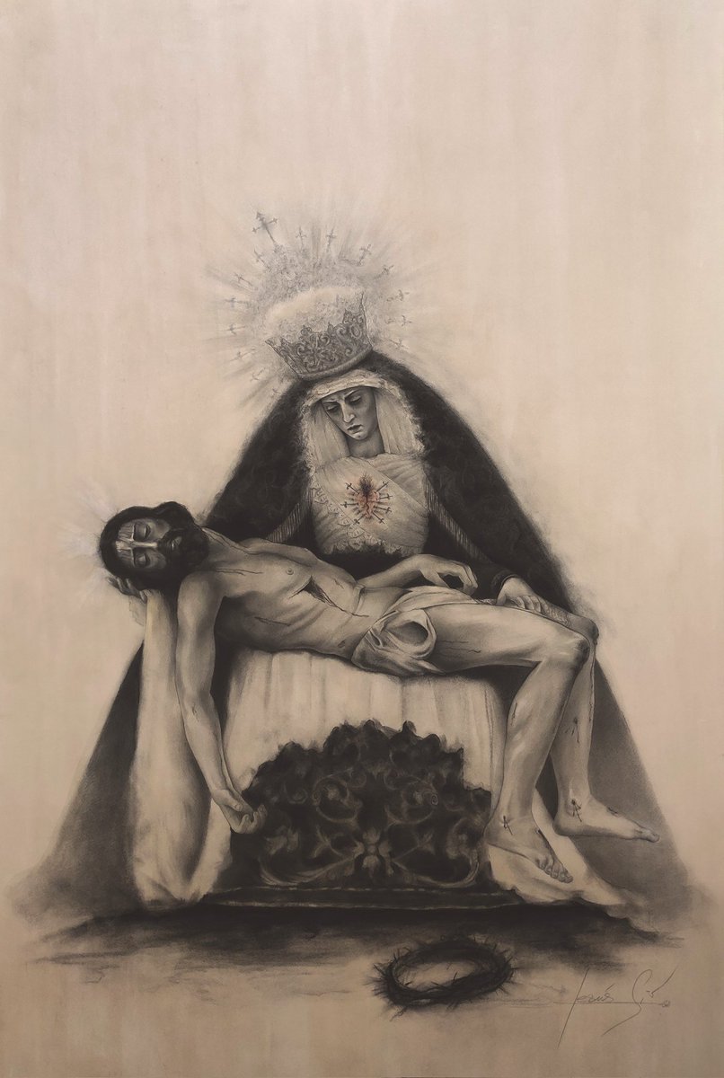 Piedad (Contemplación)

Técnica mixta sobre papel entintado
150x95cm
Agosto 2022