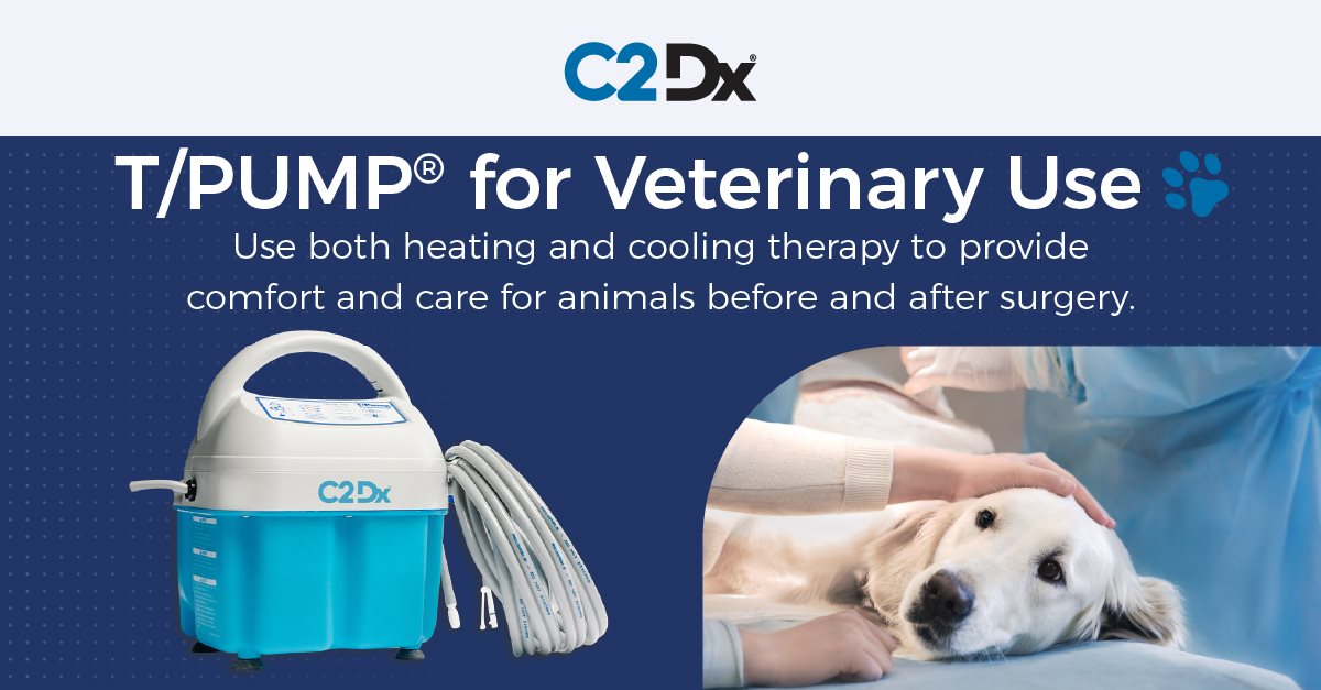 EverisMedical's tweet photo. Provide comfort and care for animals before and after surgeries, with one unit that offers two therapies.

Control and adjust temperature settings with the T/Pump Localized Temperature Therapy System: https://t.co/W6gWTdRfxC https://t.co/PktQTN3kbX