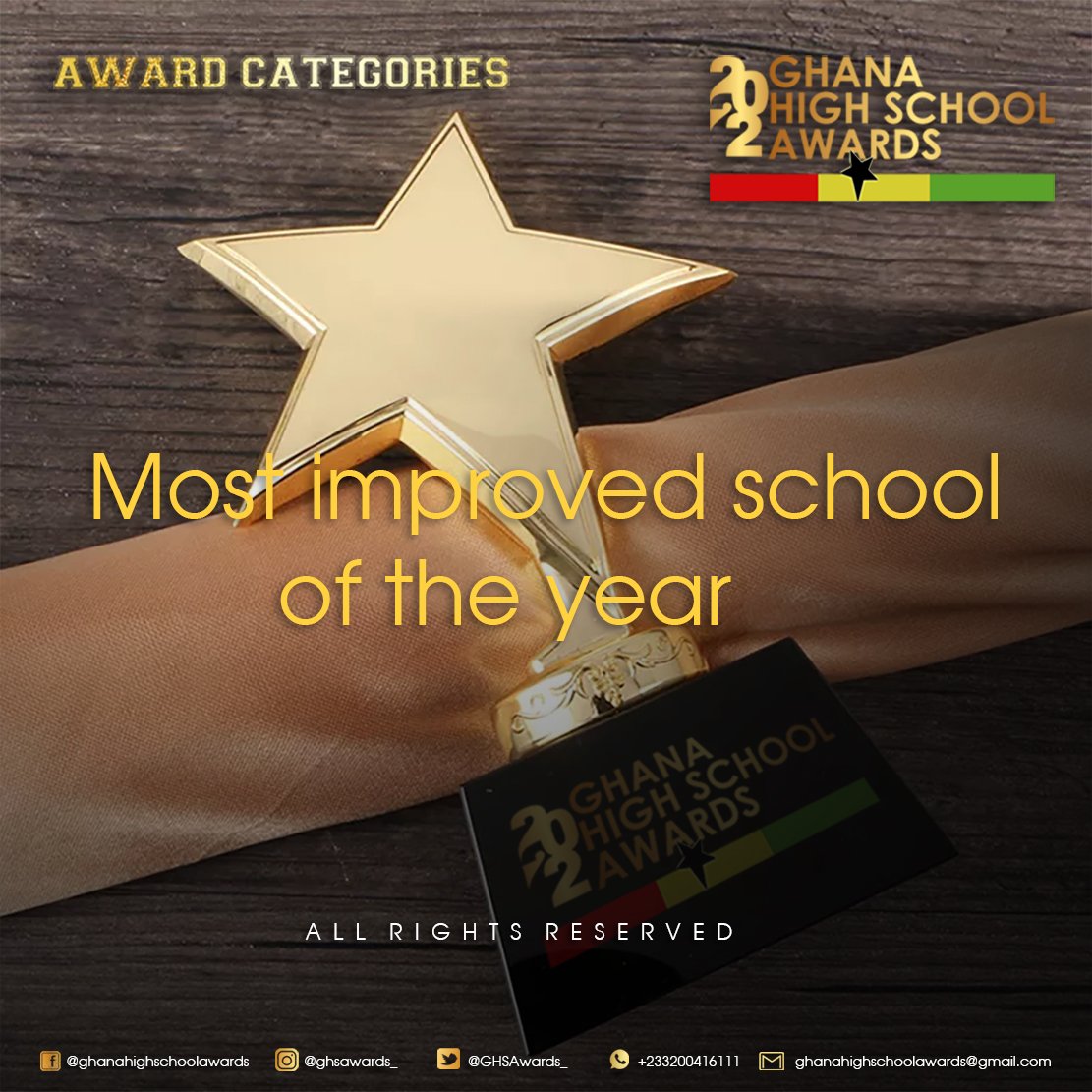 GHSAwards_'s tweet photo. @PrempehCollege @UGadisco @AchimotaSchool @St_JohnsGrammar @gstsgiants @GeyHeyOnline @Adehyee2000plus @Akatakyie @CT_Ghana @moegovgh @gheduservice @Bleoobii @AccraAcademy_ @Odadee_Official @thepopeschool https://t.co/yg7A8Rz2PN